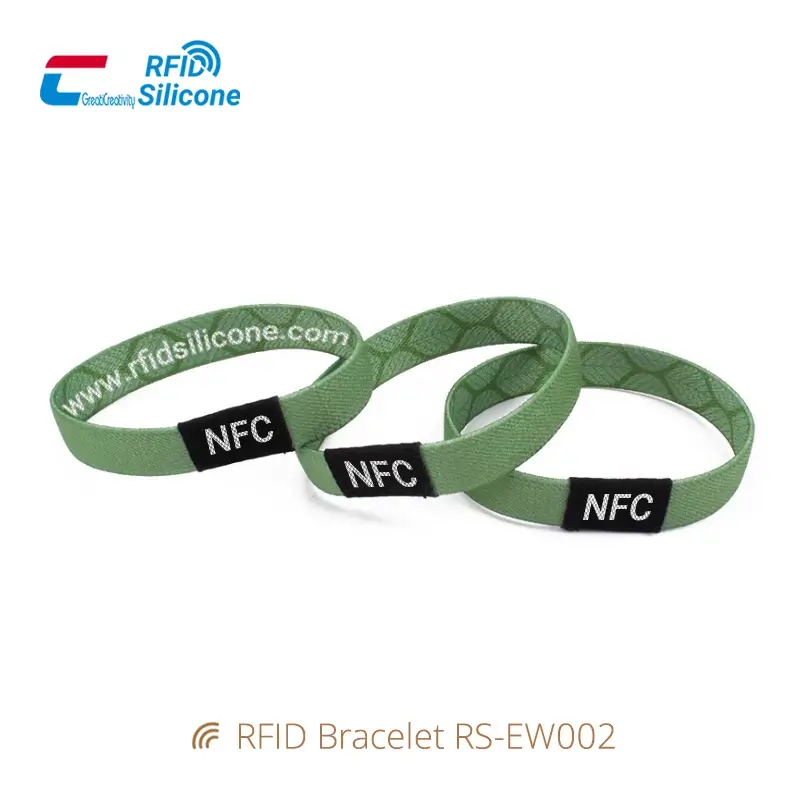 13mm/15mm Wide Elasticated NFC Bands Motivational Wristbands