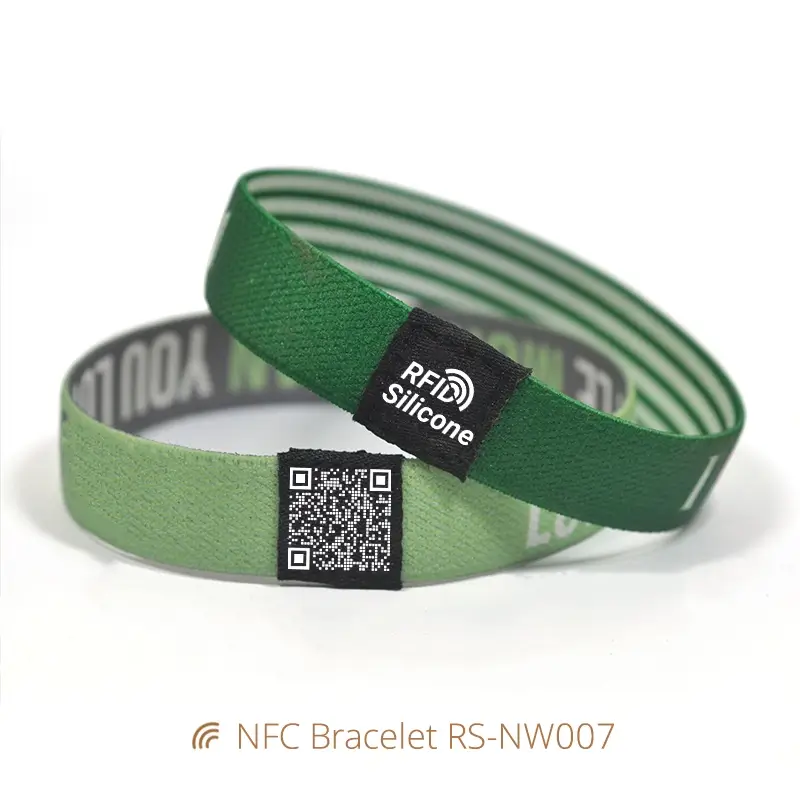 Programmable NFC Bracelet Elastic NTAG213 Wristbands