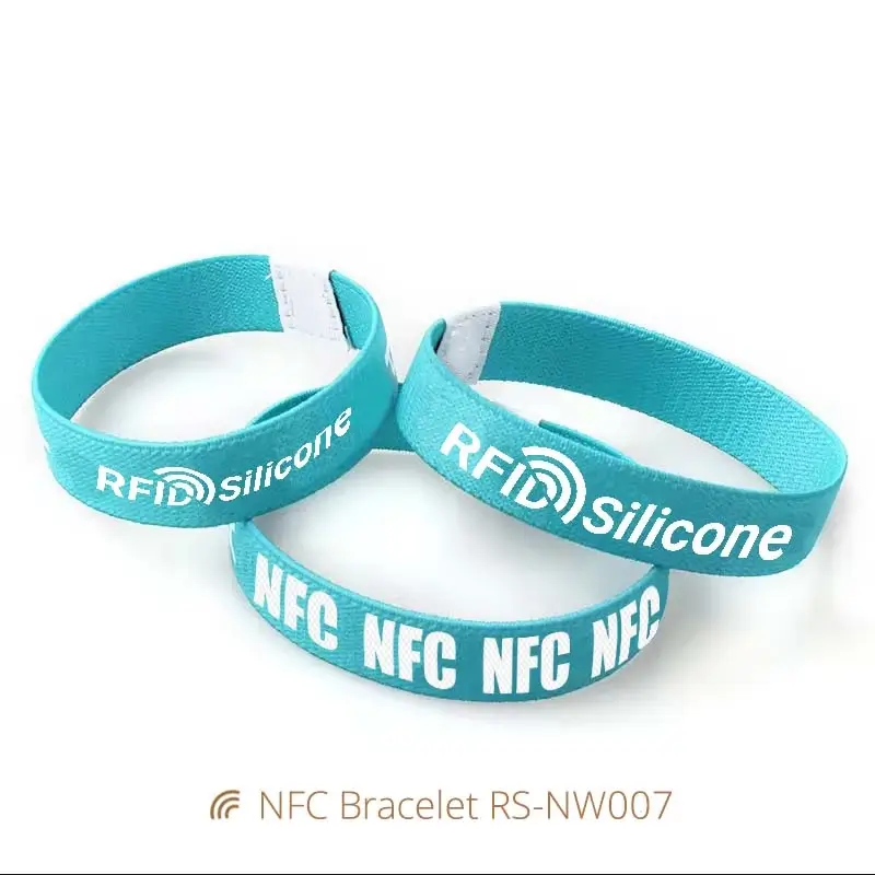 Programmable NFC Bracelet Elastic NTAG213 Wristbands