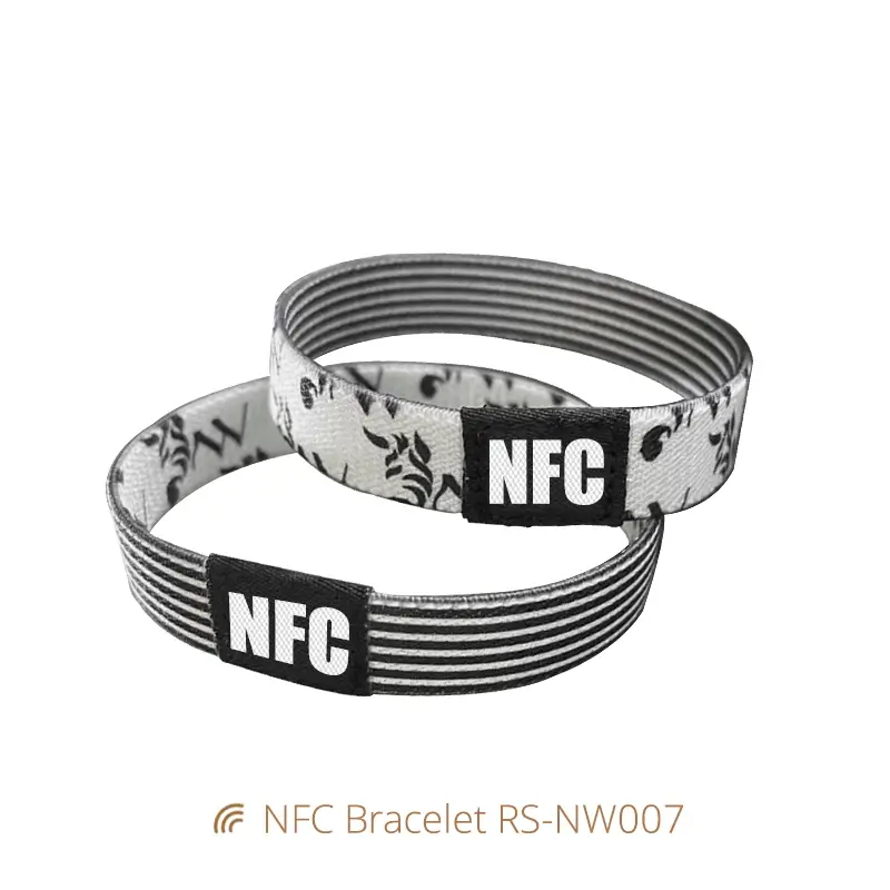 Programmable NFC Bracelet Elastic NTAG213 Wristbands