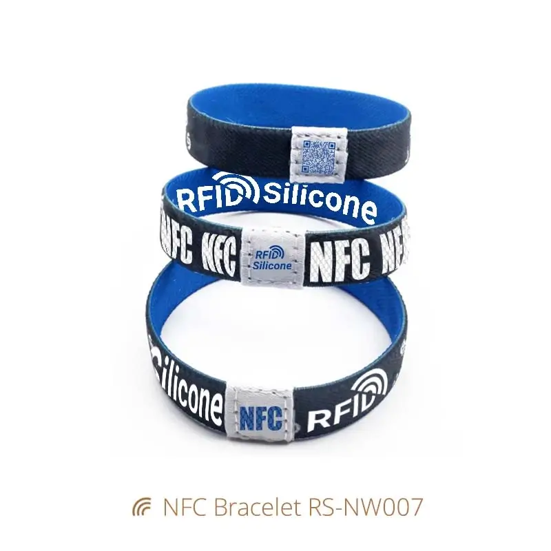 Programmable NFC Bracelet Elastic NTAG213 Wristbands