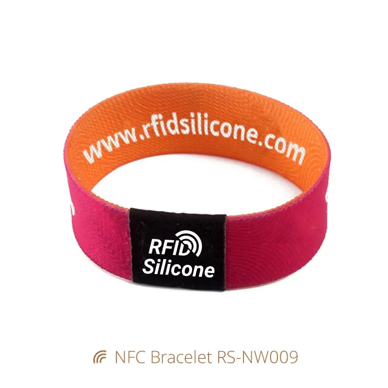 NFC Festival Wristband Elastic Woven Motivational bands