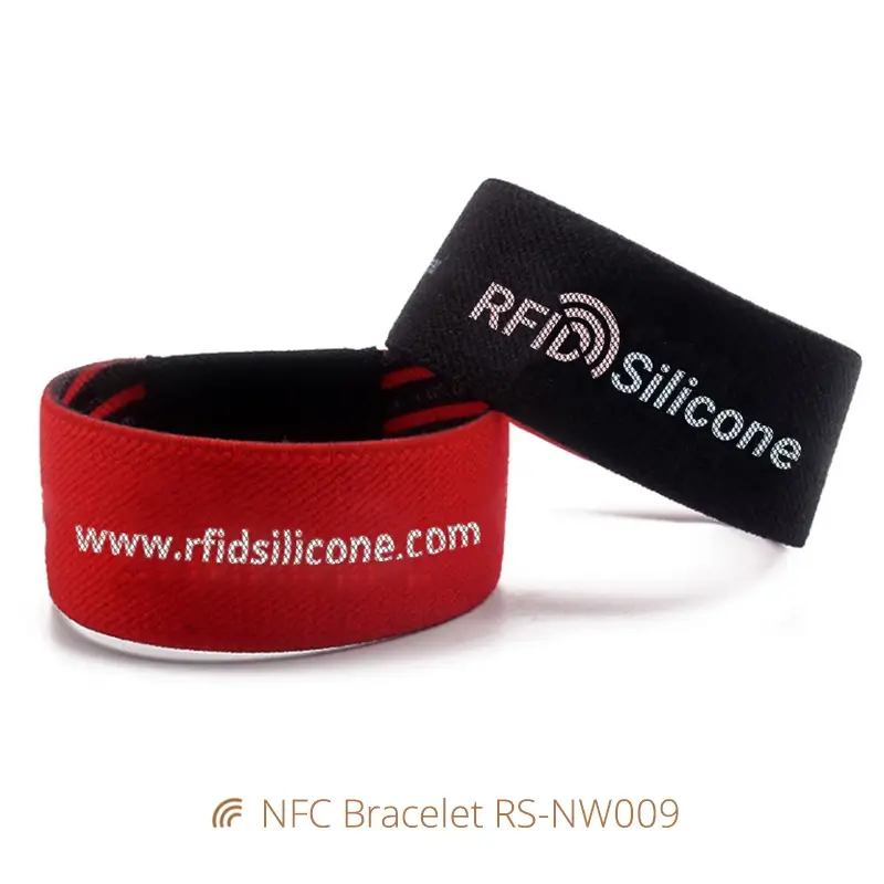 NFC Festival Wristband Elastic Woven Motivational bands