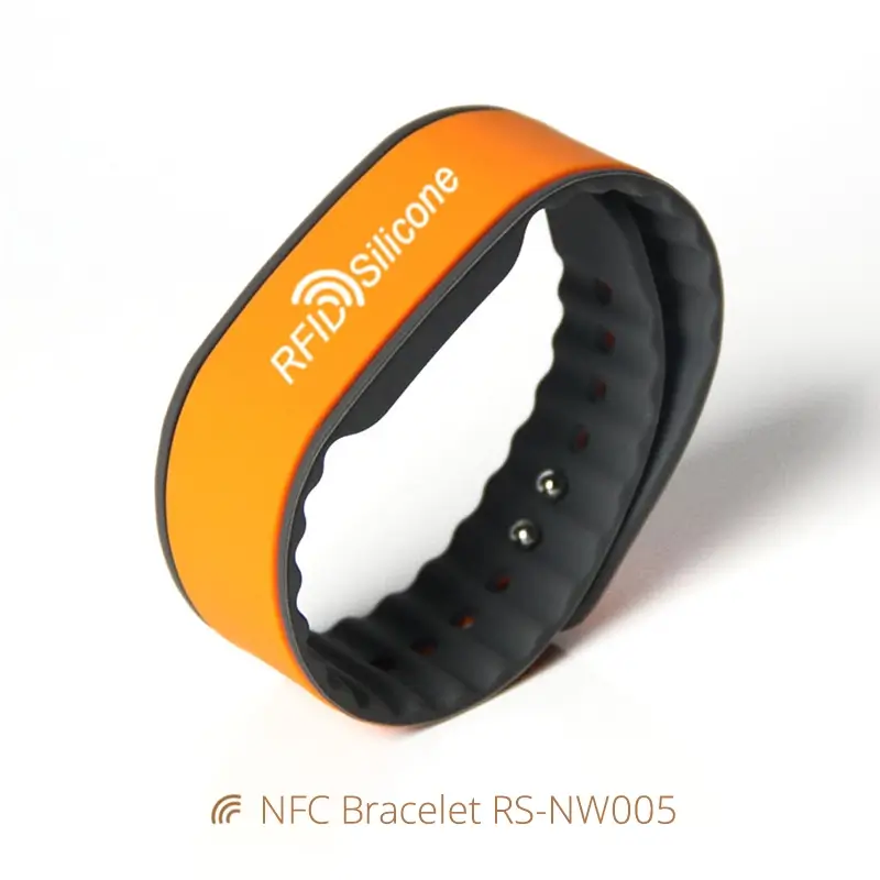 Smart Bracelet NFC QR Code Silicone Wristbands