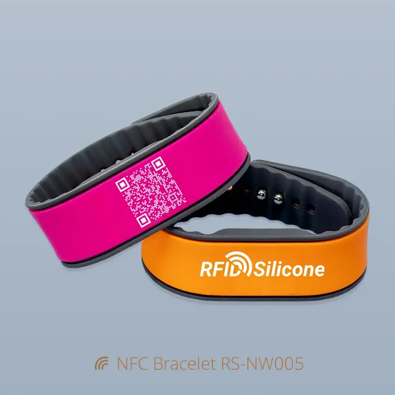 Smart Bracelet NFC QR Code Silicone Wristbands