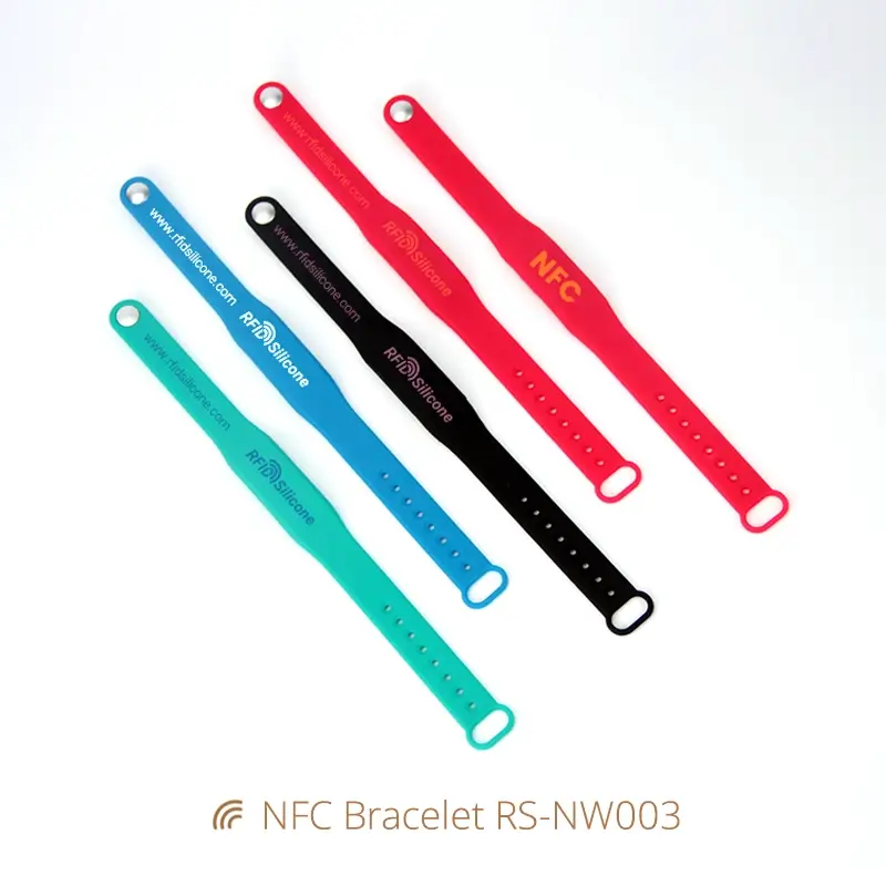 Digital Business Card Bracelet Silicone NFC Wristbands