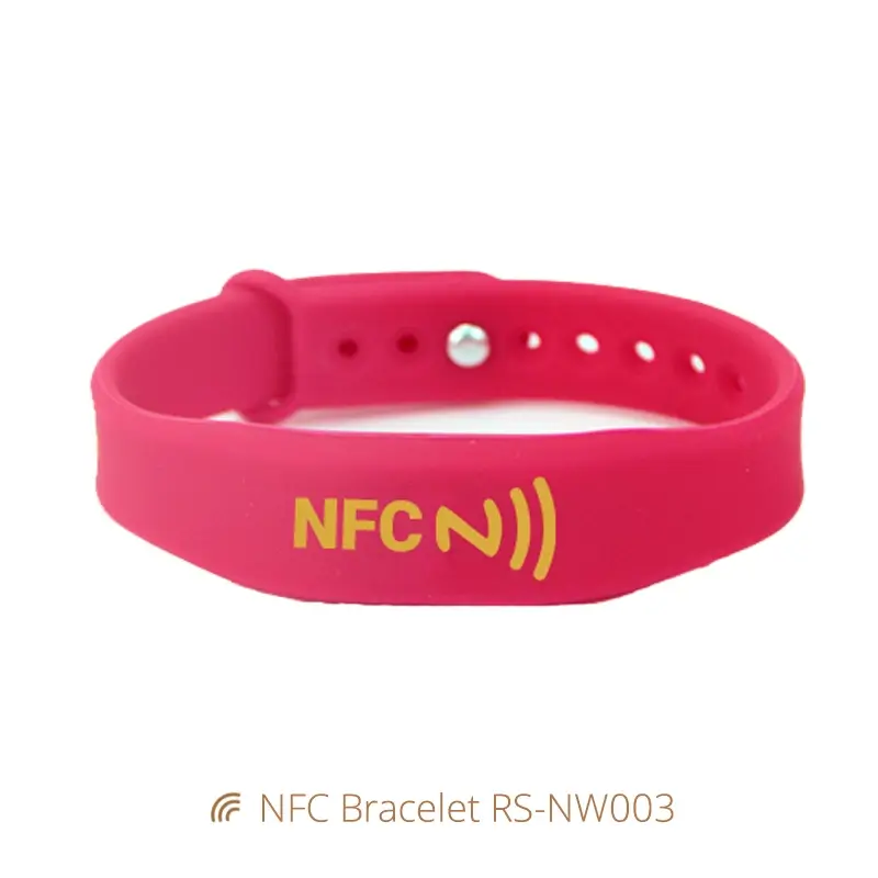 Digital Business Card Bracelet Silicone NFC Wristbands