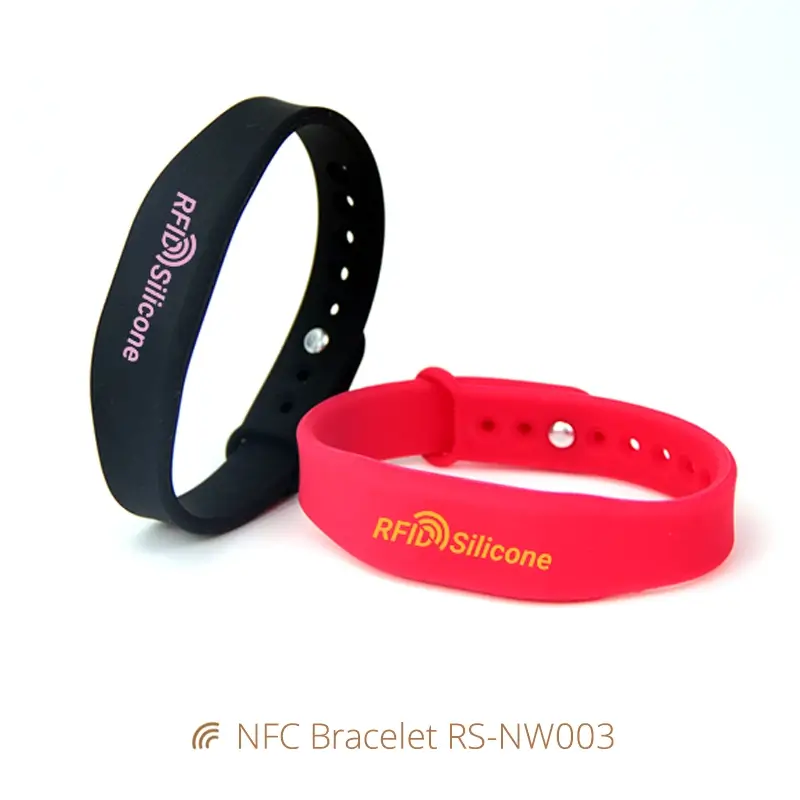 Digital Business Card Bracelet Silicone NFC Wristbands