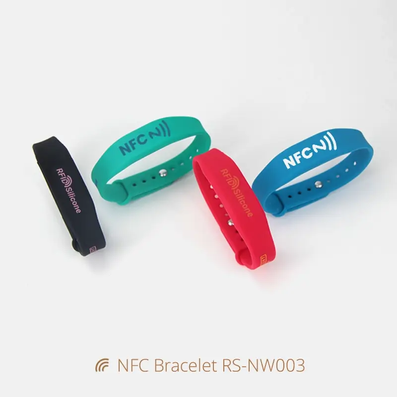 Digital Business Card Bracelet Silicone NFC Wristbands