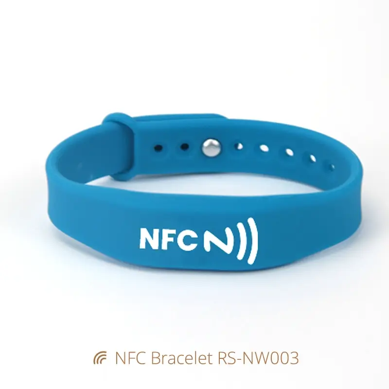 Digital Business Card Bracelet Silicone NFC Wristbands