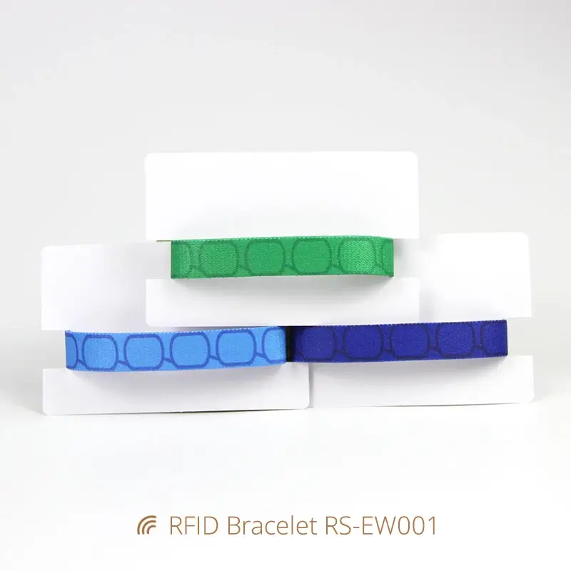 Custom RFID Elastic Wristband Digital NTAG213 Bracelets