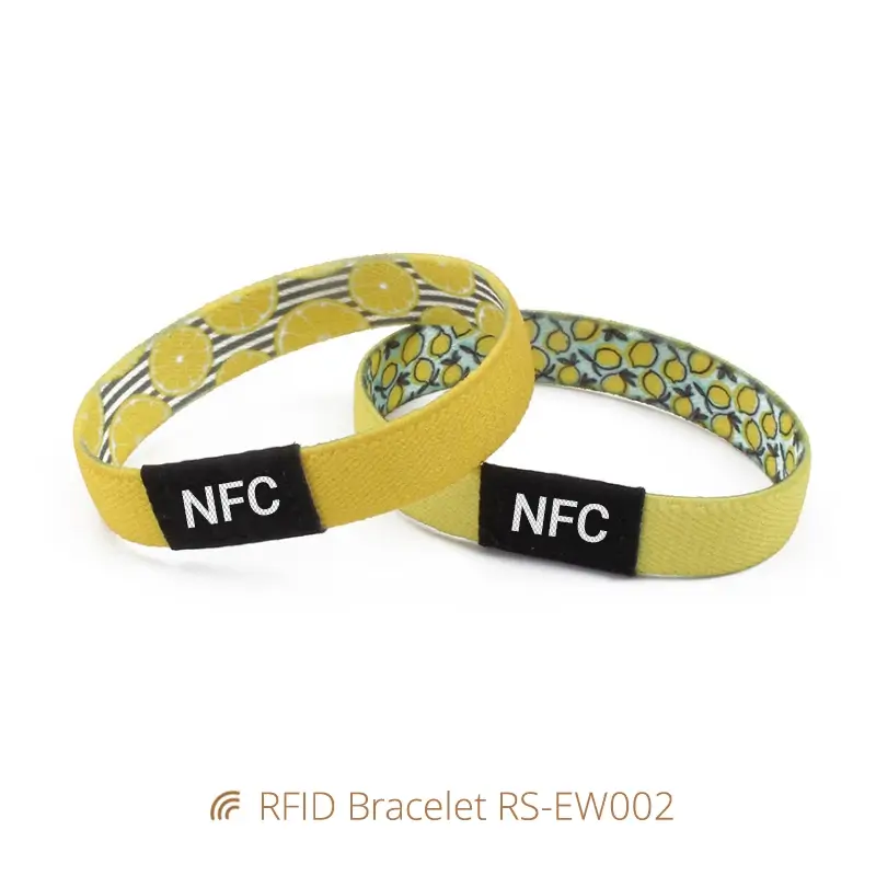 13mm/15mm Wide Elasticated NFC Bands Motivational Wristbands