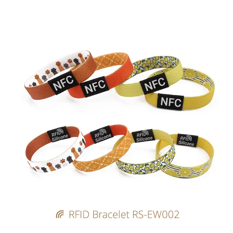 13mm/15mm Wide Elasticated NFC Bands Motivational Wristbands