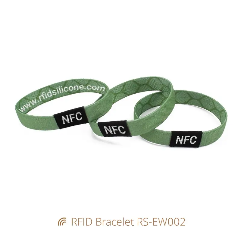 13mm/15mm Wide Elasticated NFC Bands Motivational Wristbands