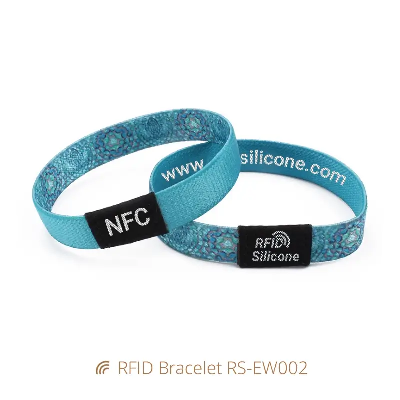 13mm/15mm Wide Elasticated NFC Bands Motivational Wristbands