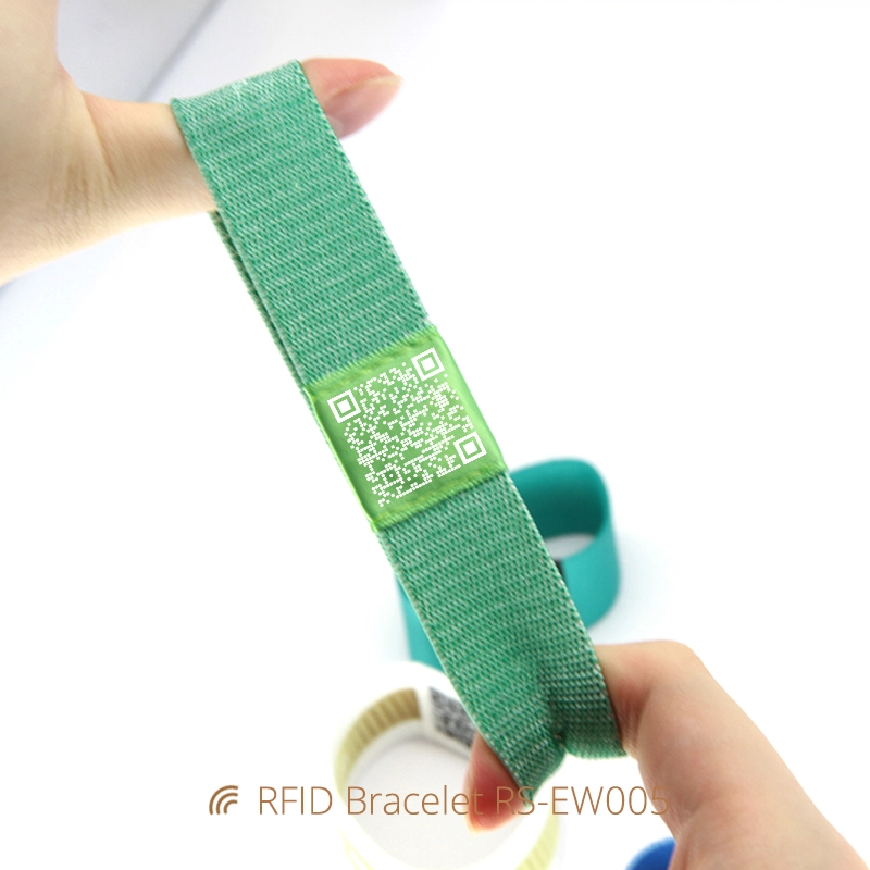 RFID Festival Wristbands Elastic Fabric Wristband Supplier