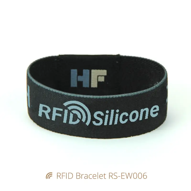 Custom NFC Elastic Wristbands RFID Bracelets for Events