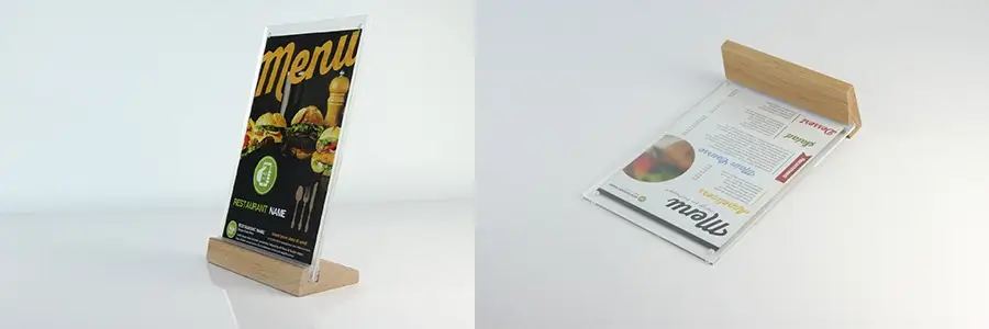 nfc menu stand