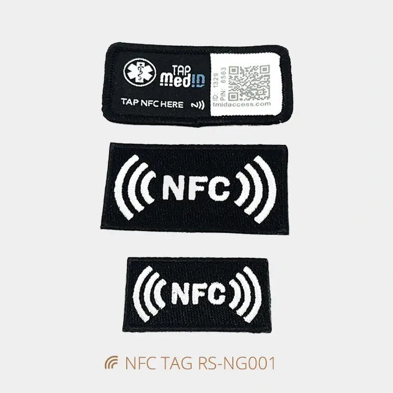 NFC Patch Fabric Iron-On Tags NTAG213 Clothing Tags