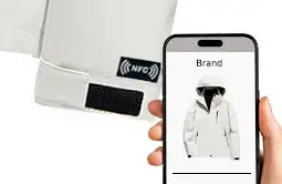 the nfc patch can for checking the clothing information