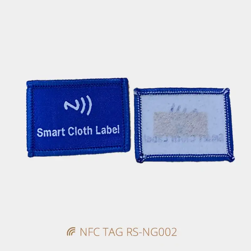Iron-on NFC Clothing Tag Overlock Fabric NFC Patches