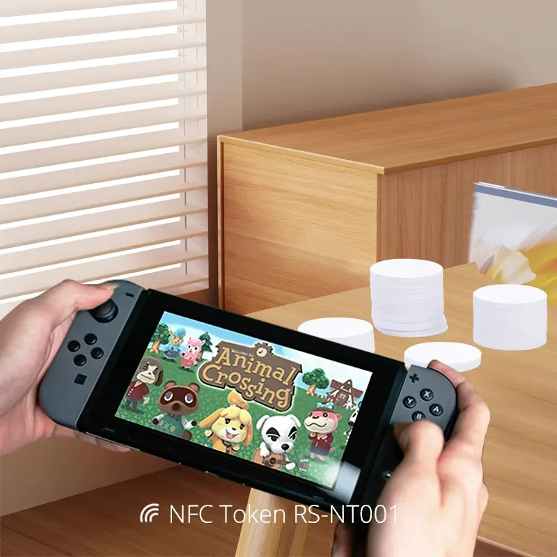 Blank NFC Token NTAG215 Coin Tags Amiibo NFC PVC Cards