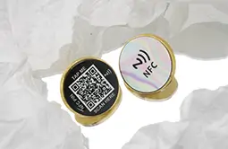 Composed of lron/brass/zin+NFC inlay