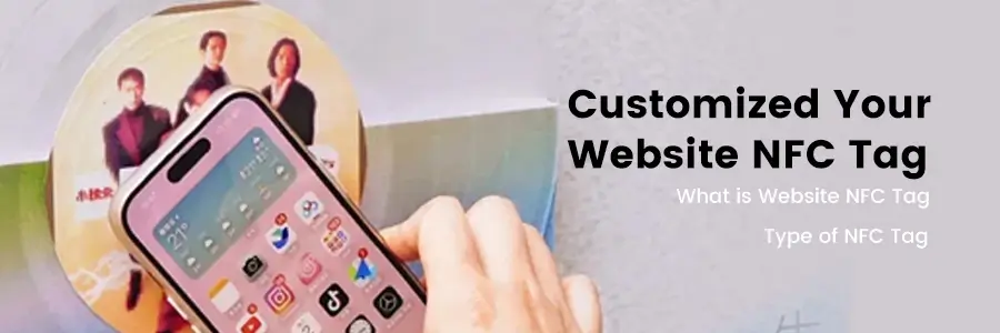 customized your website nfc tag