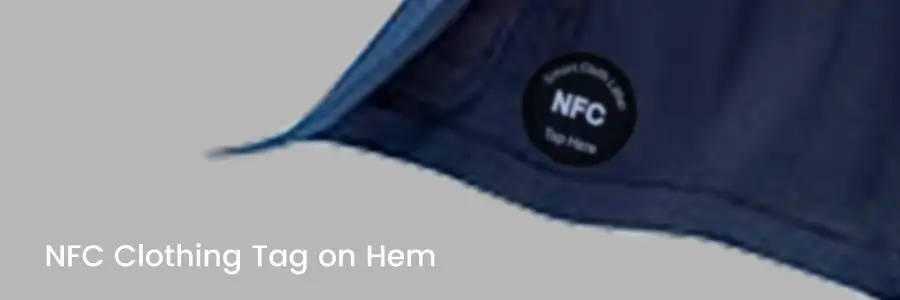 rfidsilicone nfc clothing tag are customized