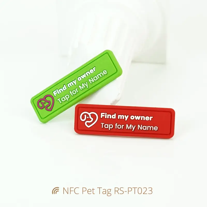 Custom Eco-friendly Silicone Pet ID Tags Wholesale