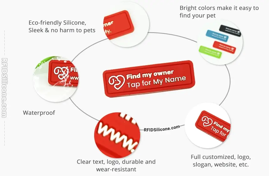 detials of pet id tags wholesale rs-pt024