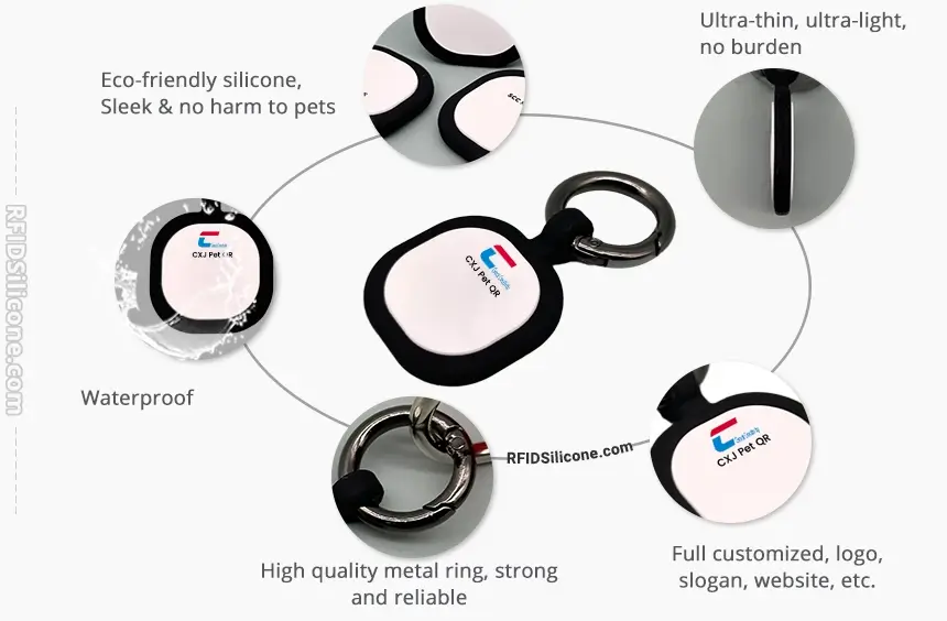 details of pet id collars rs-pt026