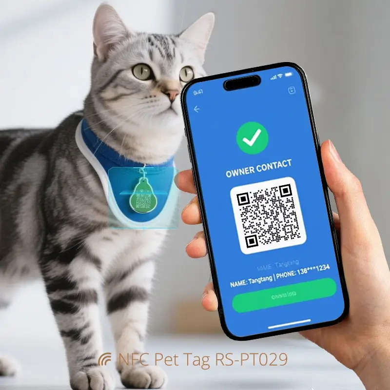 Epoxy Personalized Pet Tags Irregular Shape