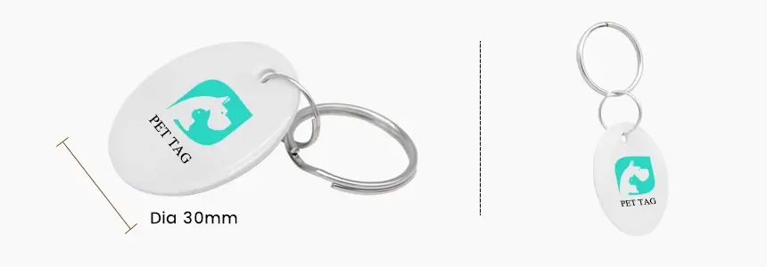 size of modern dog tags rs-pt028
