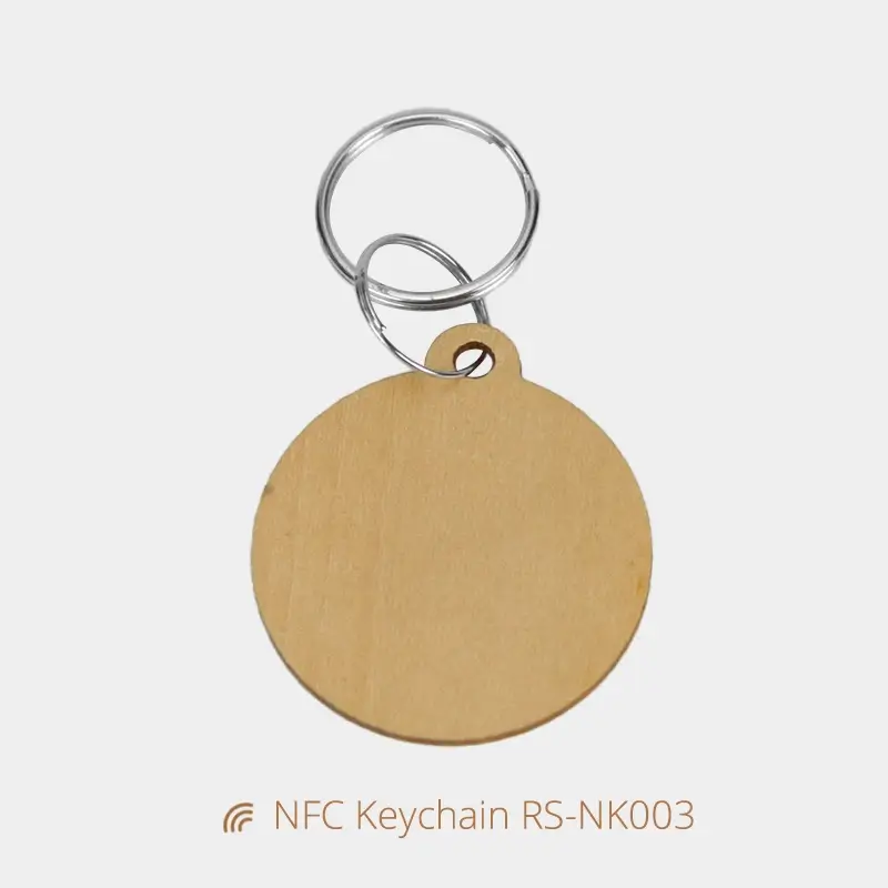 Personalized Woven NFC Keychain Tag Instant Tap to Connect