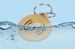 the nfc keychain tag rs-nk003 can be used after soaking in water