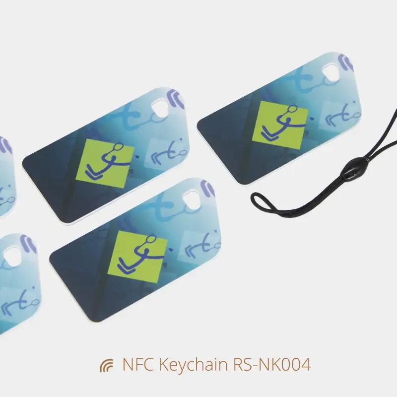 Custom NFC Keychain Tap for Hotel Access Control