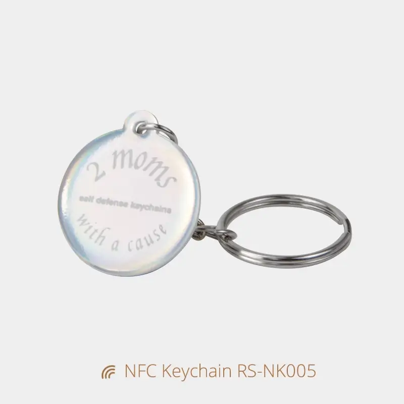 Epoxy Round NFC Key Tags for Instant Digital Sharing