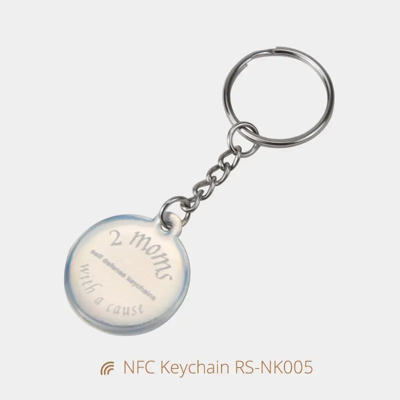 Epoxy Round NFC Key Tags for Instant Digital Sharing