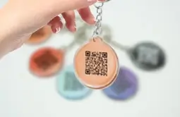 the nfc business keychains have clear pettern and smooth edges