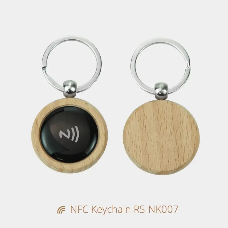 Epoxy Keychain NFC Programmmable For Social Sharing