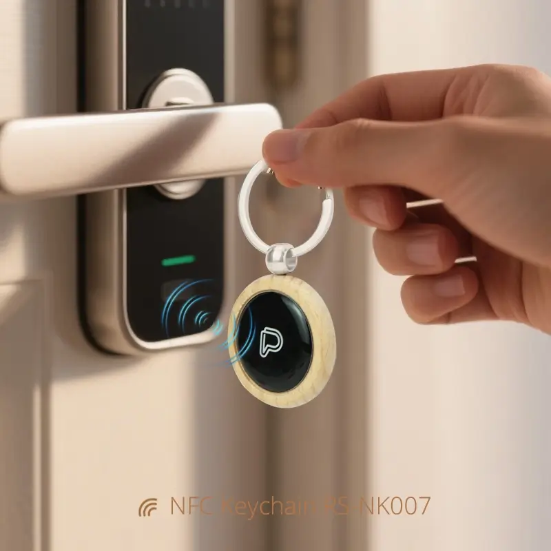 Epoxy Keychain NFC Programmmable For Social Sharing