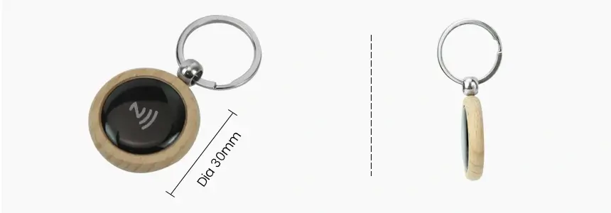 size of keychain nfc rs-nk007 size of keychain nfc rs-nk007