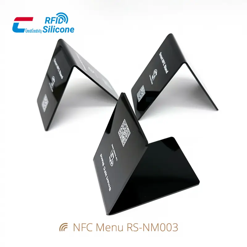 Double-Sided Menu Stand NFC Smart NFC Acrylic Holder