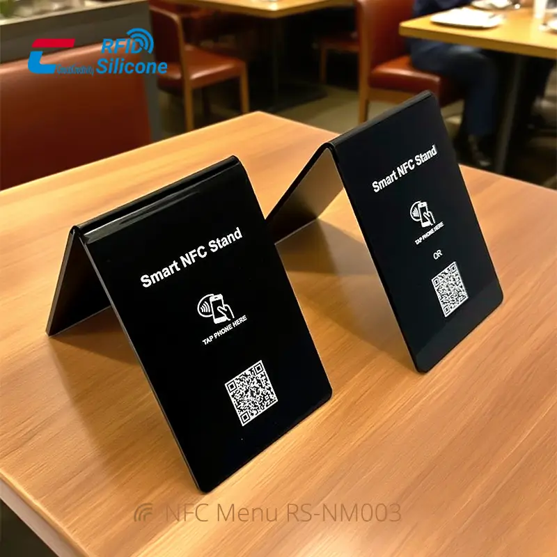 Double-Sided Menu Stand NFC Smart NFC Acrylic Holder