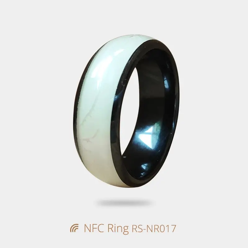 Luminous Ceramic NFC Smart Ring NTAG213 Ring Wholesale