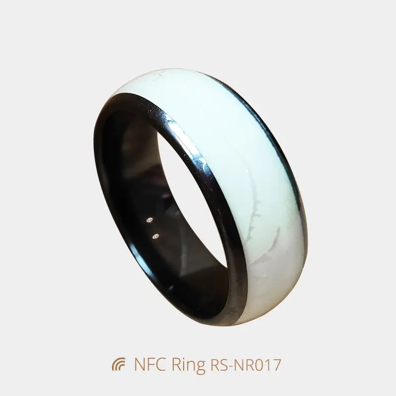 Luminous Ceramic NFC Smart Ring NTAG213 Ring Wholesale