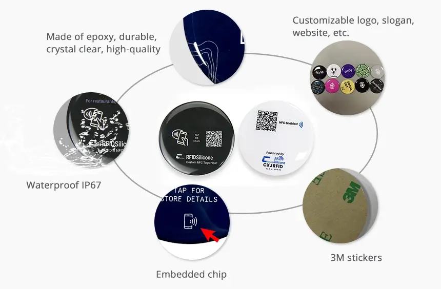 details of epoxy nfc tag rs-net011