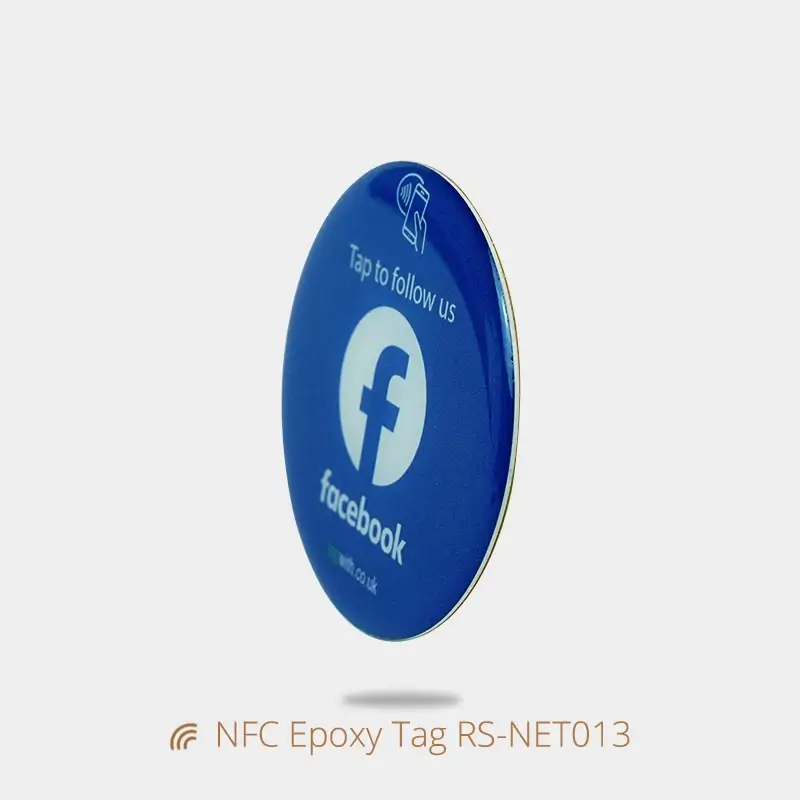 Smart NFC Epoxy Table Tag Sticker for Google Reviews