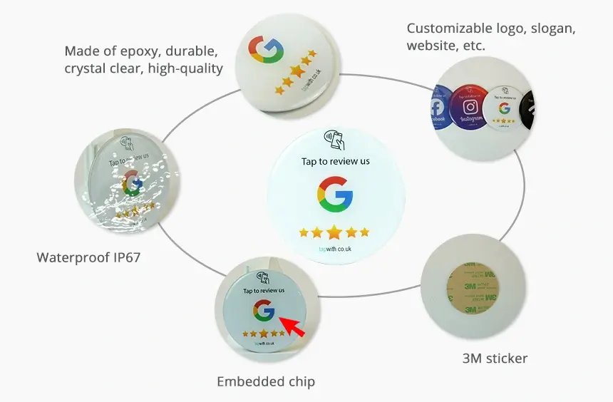 details of epoxy nfc tag rs-net013